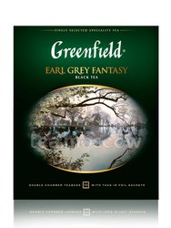 Чай Greenfield Earl Grey Fantasy 100 Пакетиков
