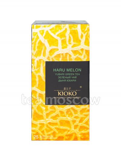 Чай Kioko Koto Haru Melon Зеленый с ароматом дыни в пакетиках 25 шт 
